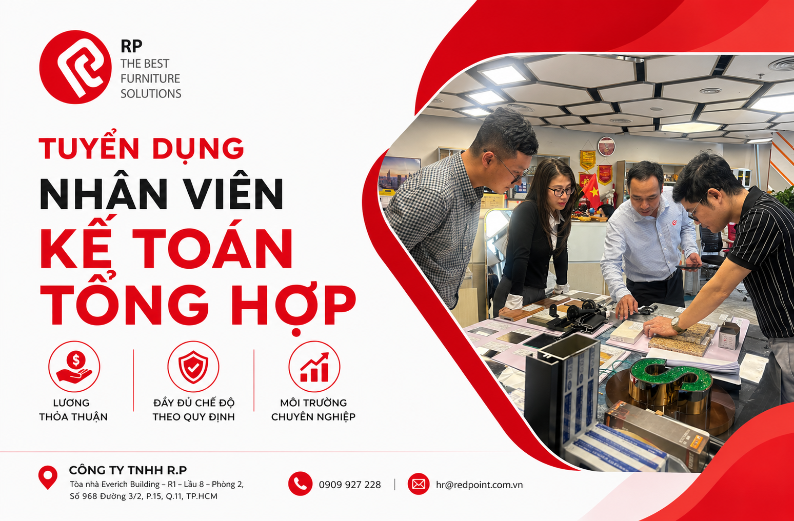 Tuyển dụng kế toán tổng hợp