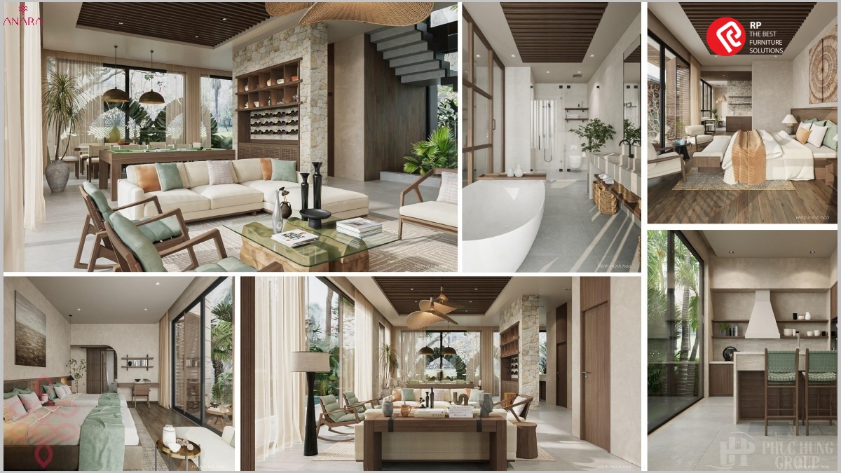 thi công nội thất biệt thự 