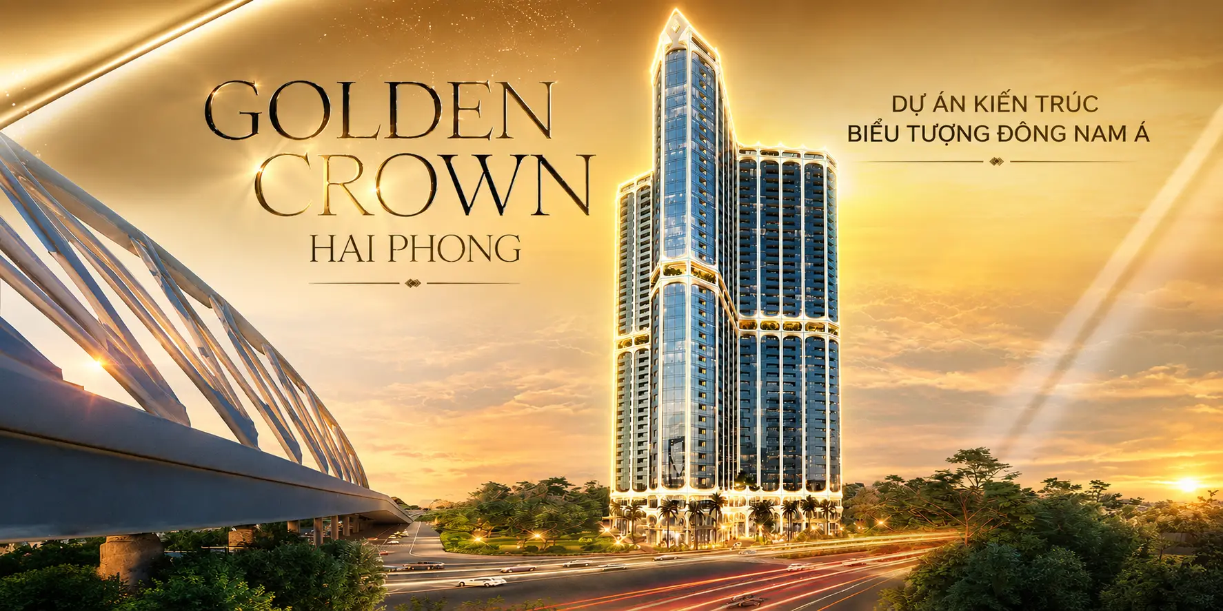 Kiến Tạo Nội Thất Đẳng Cấp Cho Dự Án Golden Crown Hải Phòng